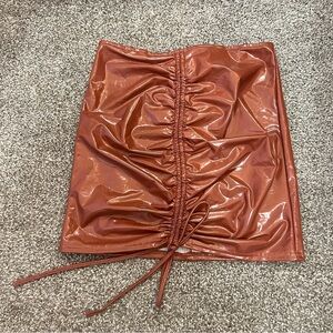 Akira faux leather skirt size M